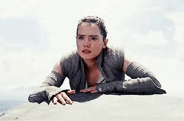 rey on a rock :D